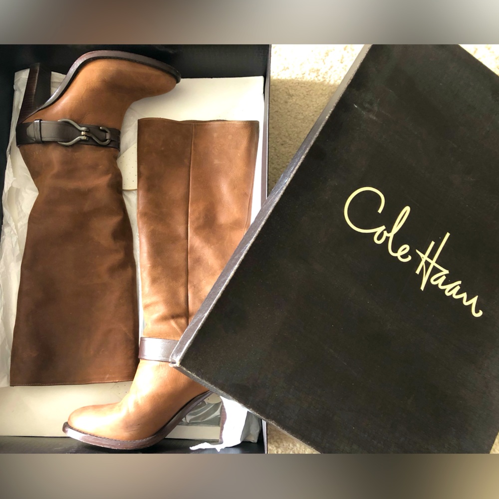 Cole Haan leather boots, size 5.5